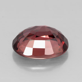 Circón rosa natural de 2,94 ct, corte óvalo, VVS-VS