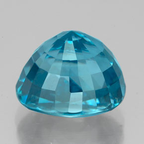 Circón azul natural de 8,45 ct, corte óvalo, IF