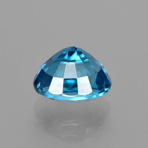 Circón azul natural de 4,37 ct, corte óvalo, VVS