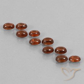 9.79ctw Natural Marrón canela intenso Circón, Ovalada, Transparente