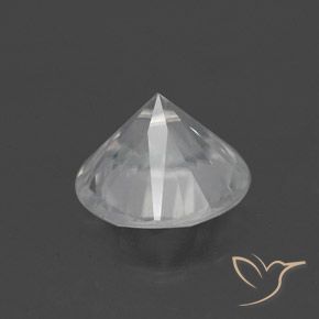 Circón Blanco natural de 1.90 ct, Redondo, VS