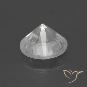 Circón Blanco natural de 1.83 ct, Redondo, VS