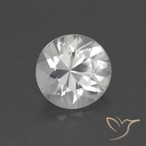 Circón Blanco natural de 1.67 ct, Redondo, VVS-VS