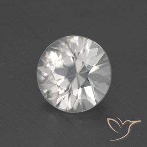 Circón Blanco natural de 1.65 ct, Redondo, VVS-VS