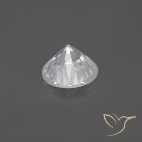 Circón Blanco natural de 1.64 ct, Redondo, VS