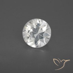 Circón Blanco natural de 1.68 ct, Redondo, VS-SI