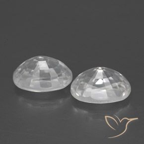 Gemas de Circón Blanco natural de 3.03 ct, Ovalada, VVS-VS