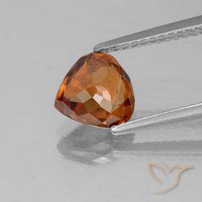Circón Naranja rojizo natural de 2.05 ct, En forma de pera, VVS