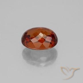 Circón Rojo claro natural de 2.43 ct, Corte Óvalo, VVS-VS