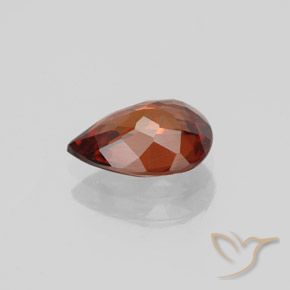 Circón Naranja oscuro natural de 1.87 ct, En forma de pera, VVS-VS