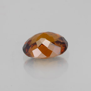 Circón naranja natural de 1,99 ct, corte óvalo, VS