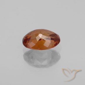 Circón Naranja oscuro natural de 1.98 ct, Ovalada, VVS