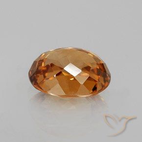 Circón Naranja óxido natural de 2.13 ct, Ovalada, VS