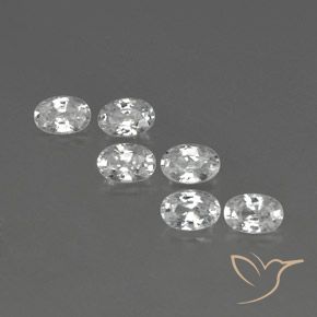 4.44ctw Natural Blanco Circón, Ovalada, VVS-VS, Photo A