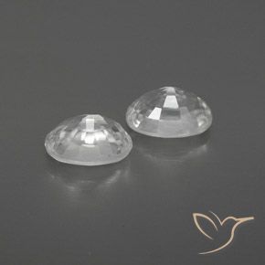 Gemas de Circón Blanco natural de 1.72 ct, Ovalada, VVS