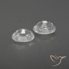Gemas de Circón Blanco natural de 1.69 ct, Ovalada, VVS