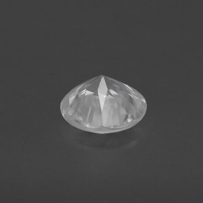 Circón Blanco natural de 0.81 ct, Corte Redondo, VVS-VS