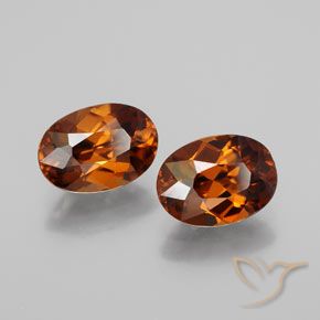 Gemas de Circón Marrón jengibre natural de 3.09 ct, Ovalada, VVS
