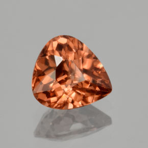 Circón Naranja natural de 1.64 ct, En forma de pera, VVS-VS