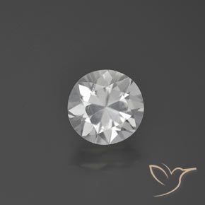 Circón Blanco natural de 1.49 ct, Redondo, VVS-VS