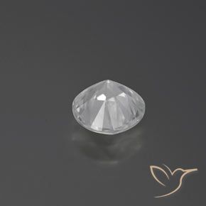 Circón Blanco natural de 1.49 ct, Redondo, VVS-VS