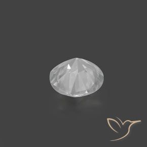 Circón Blanco natural de 1.55 ct, Redondo, VVS-VS