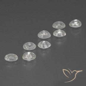 Gemas de Circón Blanco natural de 11.16 ct, Ovalada, VS-SI
