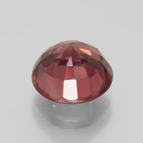 Circón rosa natural de 3,03 ct, corte redondo, VS