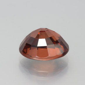 Circón Naranja rosado natural de 6.45 ct, Corte Óvalo, VVS-VS