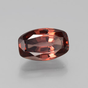 Circón naranja natural de 2,97 ct, forma elegante, VVS-VS