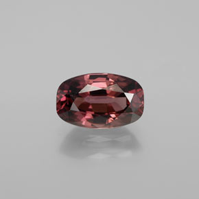 Circón rosa natural de 3,45 ct, corte cojín, VVS