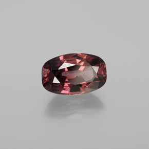 Circón rosa natural de 3,45 ct, corte cojín, VVS