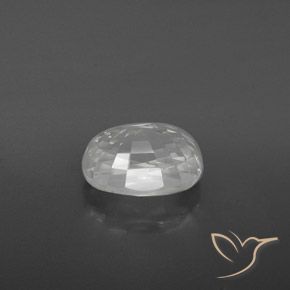 Circón Blanco natural de 3.27 ct, Ovalada, VVS-VS