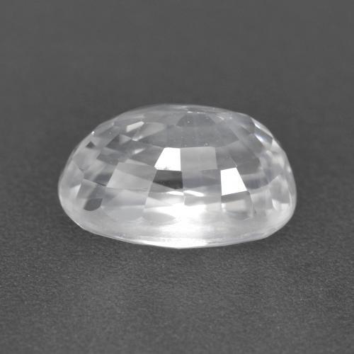 Circón Blanco natural de 3.31 ct, Corte Óvalo, VVS