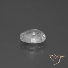Circón Blanco natural de 3.17 ct, Ovalada, VS
