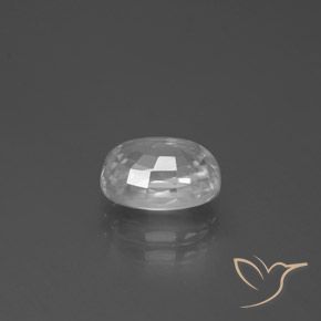 Circón Blanco natural de 3.53 ct, Ovalada, VS