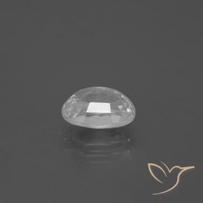 Circón Blanco natural de 3.17 ct, Ovalada, VS