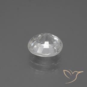 Circón Blanco natural de 2.84 ct, Ovalada, VVS