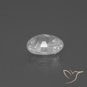 Circón Blanco natural de 2.38 ct, Ovalada, VVS