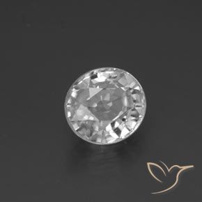 Circón Blanco natural de 2.84 ct, Ovalada, VVS