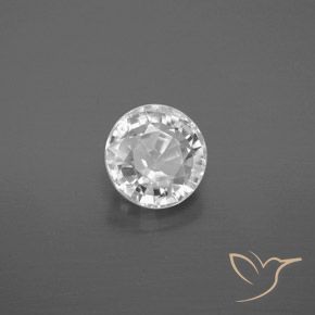 Circón Blanco natural de 2.31 ct, Redondo, VVS-VS