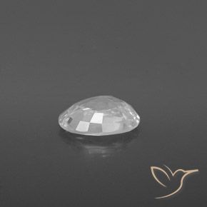 Circón Blanco natural de 2.26 ct, Ovalada, VVS-VS