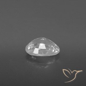 Circón Blanco natural de 2.74 ct, Ovalada, VVS
