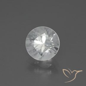 Circón Blanco natural de 2.42 ct, Redondo, VVS-VS