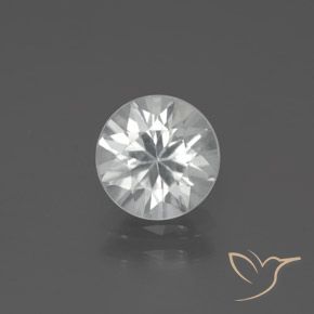 1.78ct Natural Blanco Circón, Redondo, VS