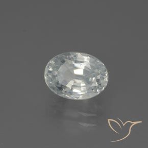 Circón Blanco cálido natural de 2.85 ct, Ovalada, VVS