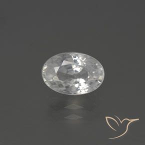 Circón Blanco cálido natural de 2.22 ct, Ovalada, VVS
