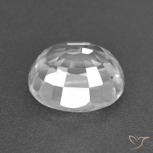 Circón Blanco natural de 3.01 ct, Ovalada, VVS