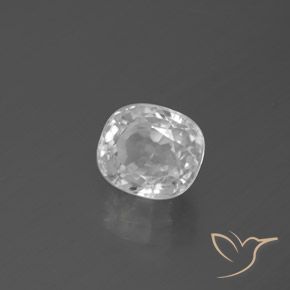 Circón Blanco natural de 3.29 ct, Forma Cojín, VS