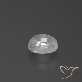 Circón Blanco natural de 3.36 ct, Ovalada, VVS